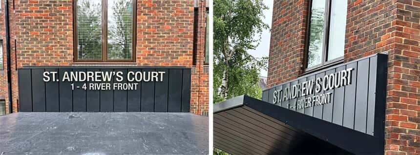 3ACE-External Building Signage St Andrews 1